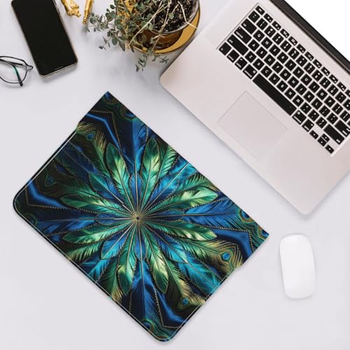 Funda de piel sintética de alta resistencia para portátiles de 13 pulgadas azules 6