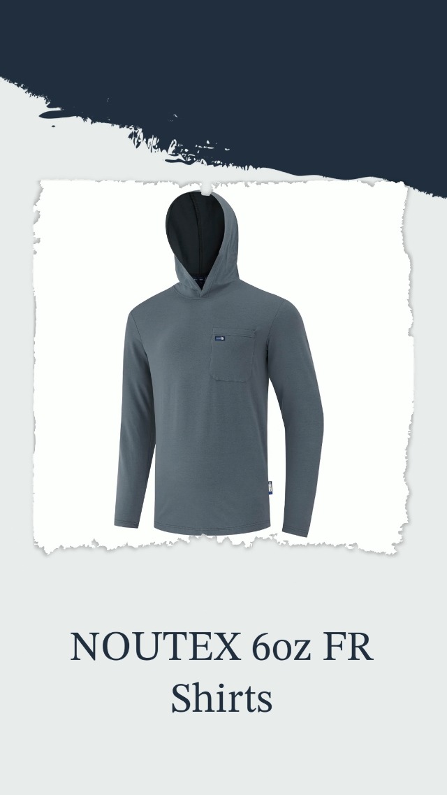 Amazon.com: FR Hooded Shirt 6oz Lightweight Flame Resistant