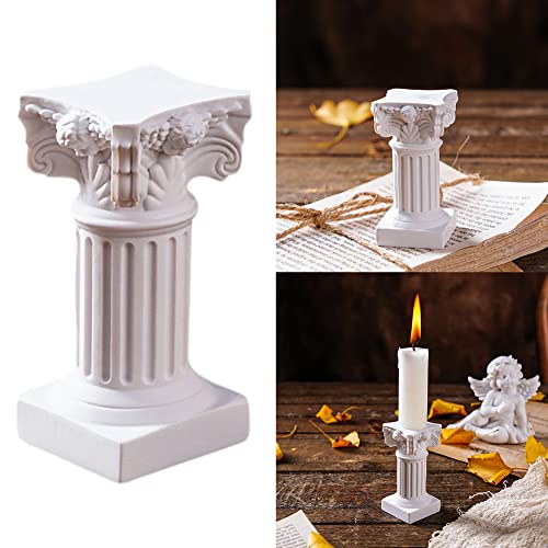 Mini Columna Romana Clásica de Resina para Decoración miniatura 4