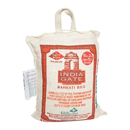 India Gate - White Basmati Rice - Jute, 10 Pound