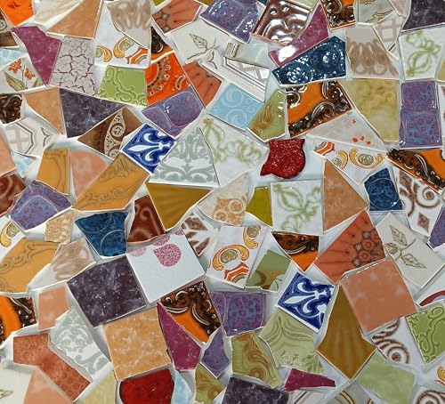 Retrofliesen Fliesenbruch 3kg Buntmix alte Fliesen