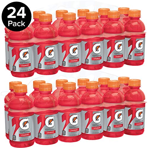 Gatorade Thirst Quencher, Strawberry, 12 oz Bottles, 24 Count