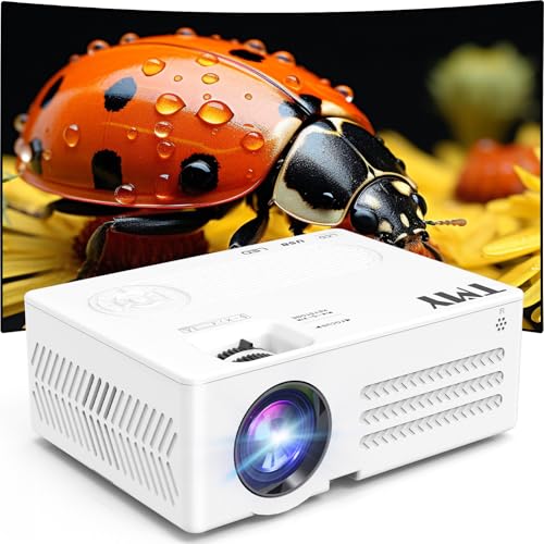 TMY Native 1080P Projector with WiFi and Bluetooth, Outdoor Movie...