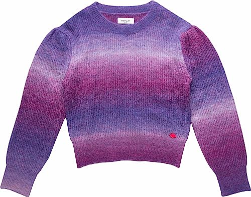 Sweater cache-épaules fille Replay Sg5038 en laine pour un hiver doux et cocooning