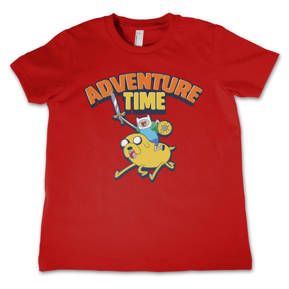 Adventure Time Officially Licensed Kids T-Shirt (Red), 6 Years