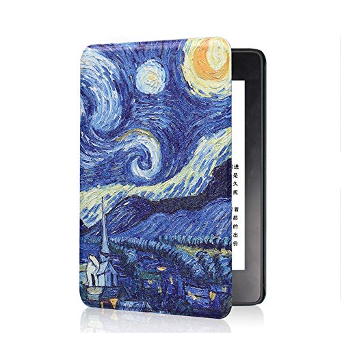 Kindle E-Reader Voyage Smart Cover,FANSONG Thin Slim Fit Lightweight PU Leather Case Cover