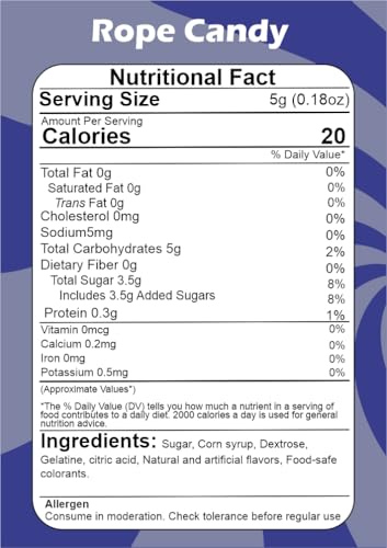 SMIBZE Natural Rope Candy 100 GM miniatura 2