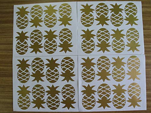 Set de 32 Vinilos Decorativos Piña Dorada para Niños miniatura 5