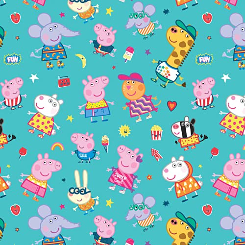 Peppa Pig 2 Sheet Birthday Wrapping Paper