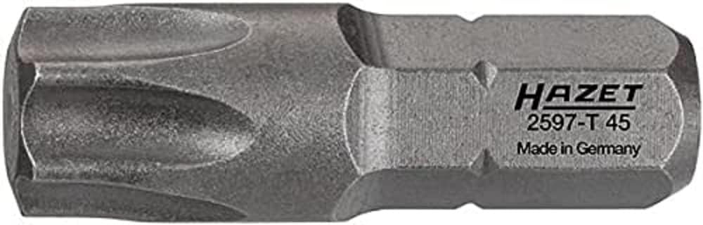 Hazet Multi-Colour 2597-T45 25 Mm T 45 Torx Profile Bit
