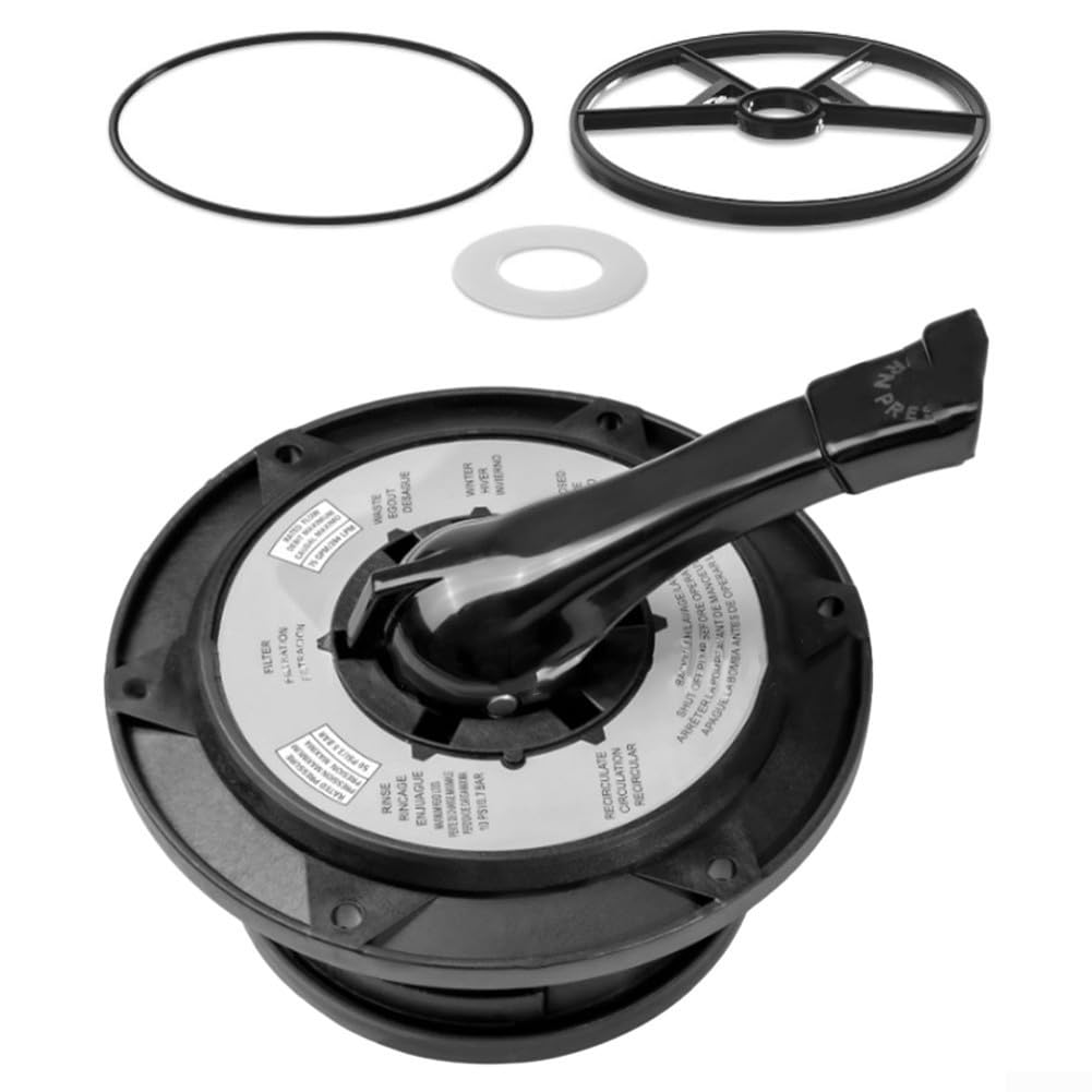 SPX0714BA Llave de montaje de cubierta de válvula y mango de repuesto para válvula multipuerto Hayward SP0714T para Pro VL HCF S200 Series Filtro de arena Piezas de equipo de piscina