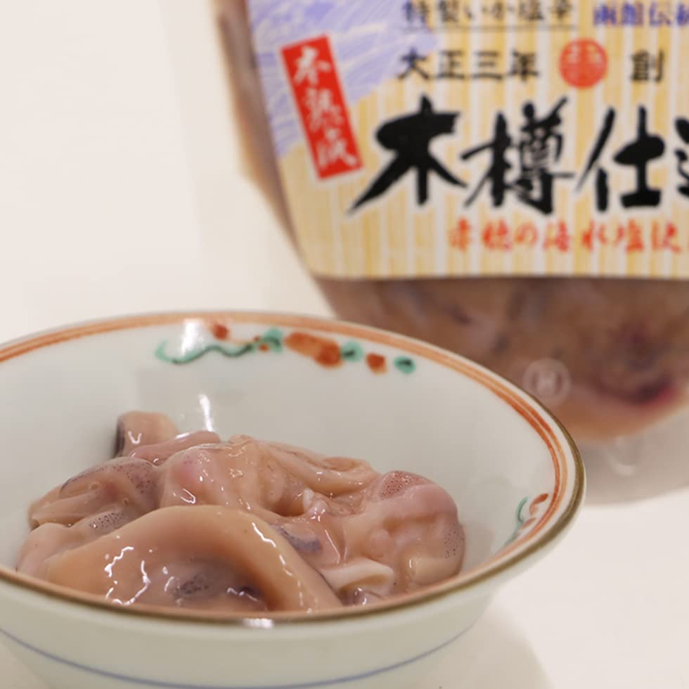 【北海道いいねマーケット】函館 昔ながらの 木樽仕込 いか塩辛 しおから ご飯のお供 ギフト ごはんのお供 ご飯のおとも おかず