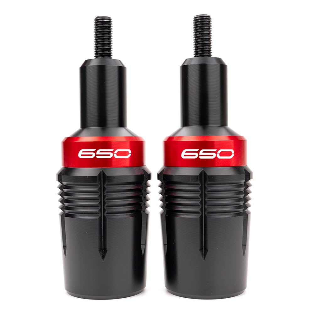Compatible con Ka&wasaki Z650 RS Ninja650 Ninja 650 KRT Ninja 650L EX650 2017-2025 Protector de chasis de motocicleta Z 650 protección contra caídas (rojo)