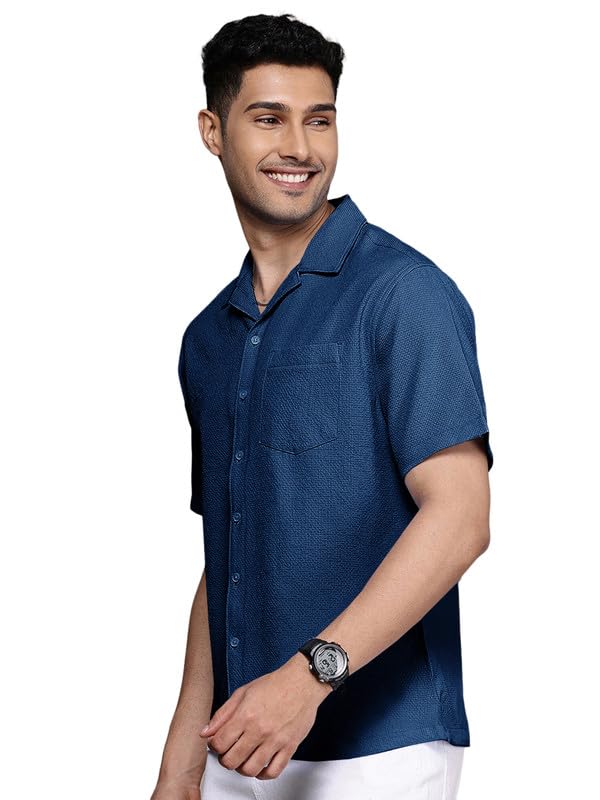 Image of Tee Projekt Fashion Textured Shirts for Men||Regular Fit Casual Shirt for Men||Fancy Shirt
