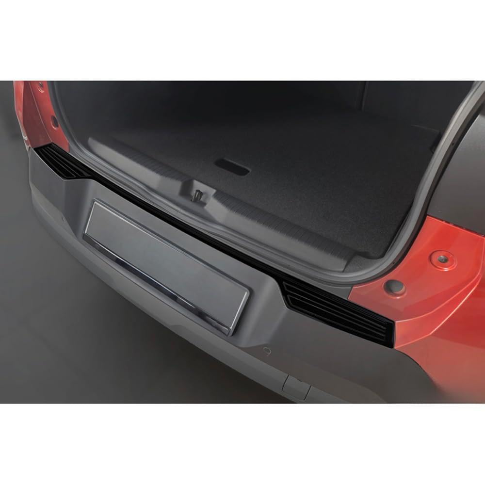Avisa Stainless Steel Rear Bumper Protector compatible with Opel Frontera (EV) 2024- - Black