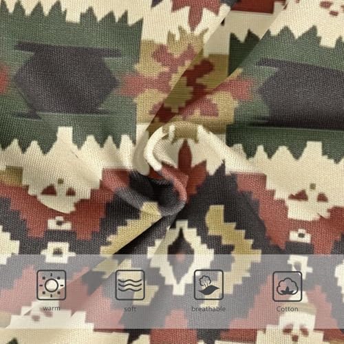 Daily Wear Girls' Panties Comfort Color for Toddler Girls Bohemian Geometric Pattern in Sizes 2T,3T, 4T, 5T, 6Y and 8Y3