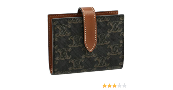 Amazon | [セリーヌ] 財布 二つ折り TRIOMPHE スモール ストラップ