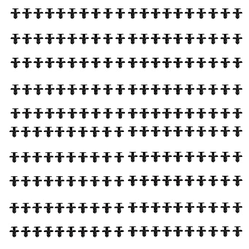Clips poussoirs 01553-05323 robustes pour fixation de pare-chocs
