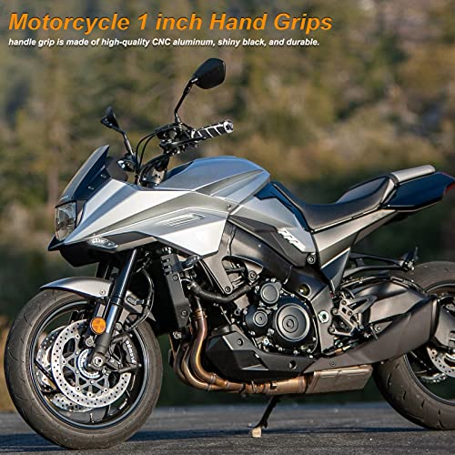 Lkv Motorcycle Grips 1 Inch Non-Slip Handlebar Grips With Throttle Cnc Compatible With Harley Davidson Sportster Dyna Road Electra Glide Softail Touring #TOP3