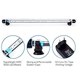 VARMHUS LED 18-112 cm für Fisch Tank Aquarium Leuchte Wasserdicht Aquarium Aquarium Beleuchtung, Lampe Stecker EU Unterwasser LED-Lichtbalken (RGB, 37 cm) – Bild 5