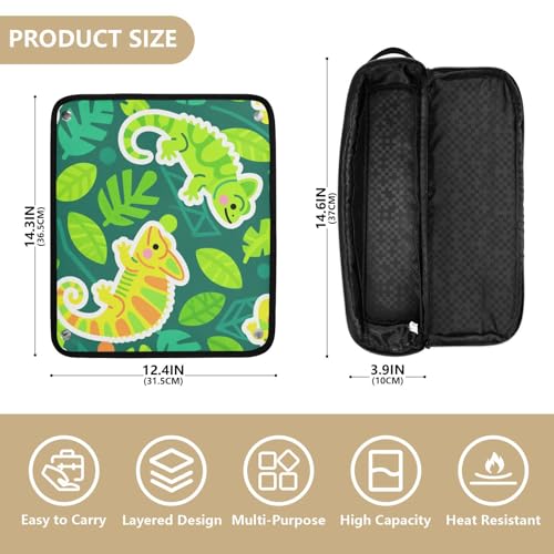 Bolsa organizadora de viaje 2-en-1 para planchas y rizadores miniatura 4