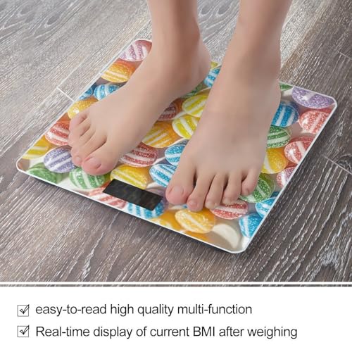 Báscula Digital Inteligente Rainbow Candy para Baño miniatura 5