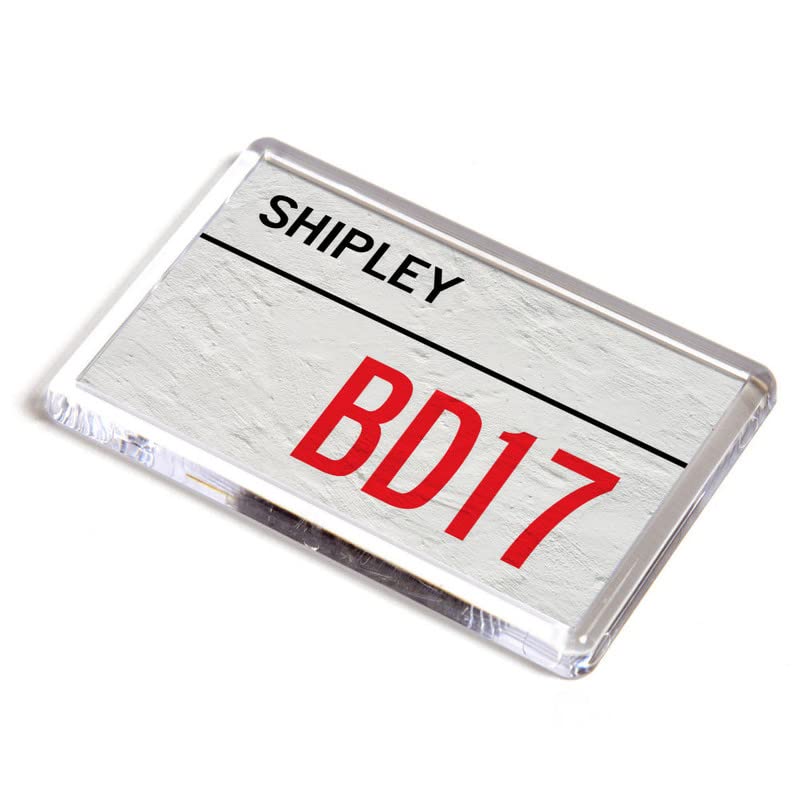 FRIDGE MAGNET - Shipley BD17 - UK Postcode