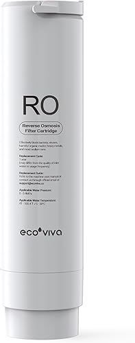 Ecoviva Reemplazo RO filtro Catridge para encimera sistema de ósmosis inversa WP-RO-200G
