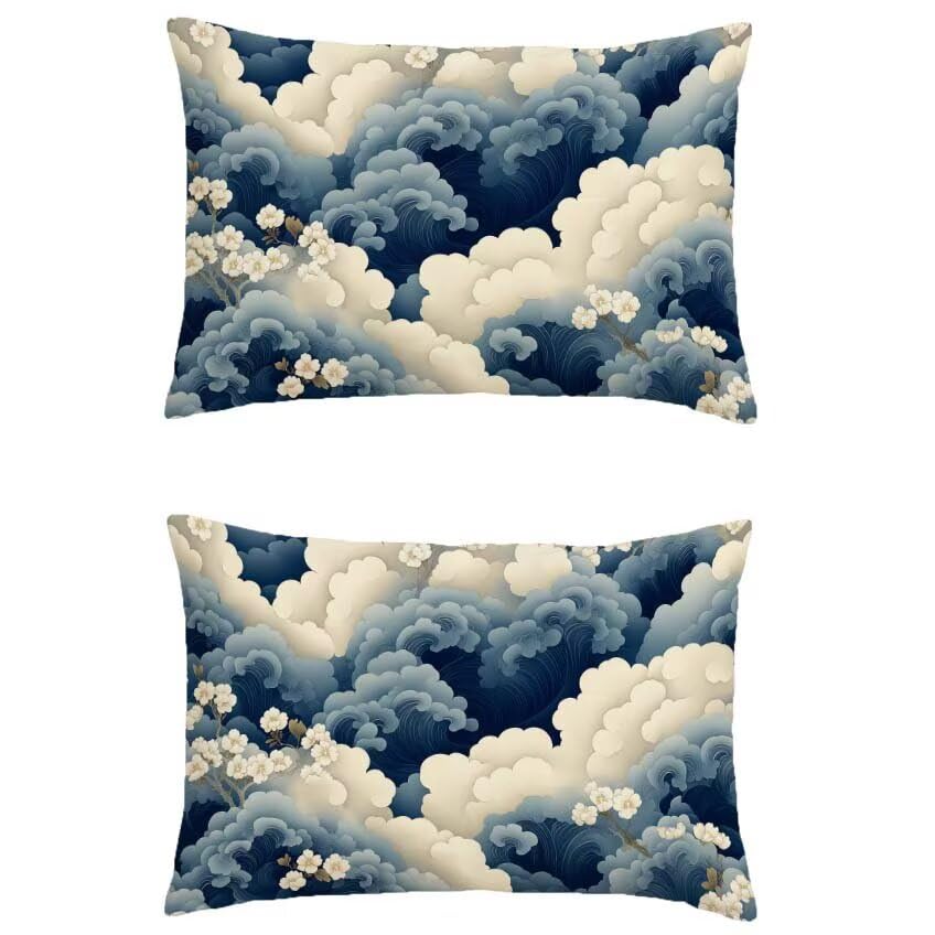 Coussin exterieur impermeable 60x80cm haut de gamme lin blanc rectangulaire design epure