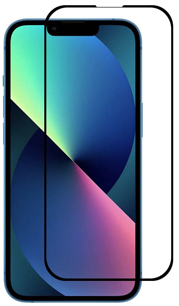 Al-HuTrusHi Screen protector compatible with iPhone 13 6.1 inch, 3D Full Coverage Tempered Glass Screen Protector, HD Clear, Distinctive High End Protective Film 9H Hardness