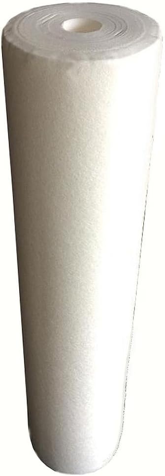 WFD, WF-SP205-BB 4.5"x20" 5 Micron Sediment Water Filter Cartridge, Spun Polypropylene, Fits in 20" Big Blue (BB) Housings of Filtration Systems for Whole House (1 Pack)
