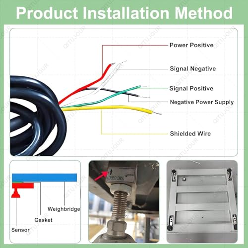 Kit Báscula Célula Carga 5T Acero Inoxidable Multifuncional miniatura 7