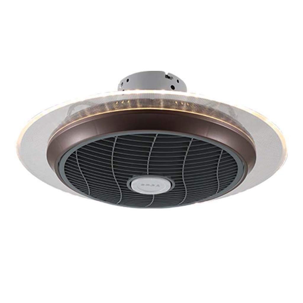 Ventilateur de plafond invisible TJH avec lumière et télécommande pour salon