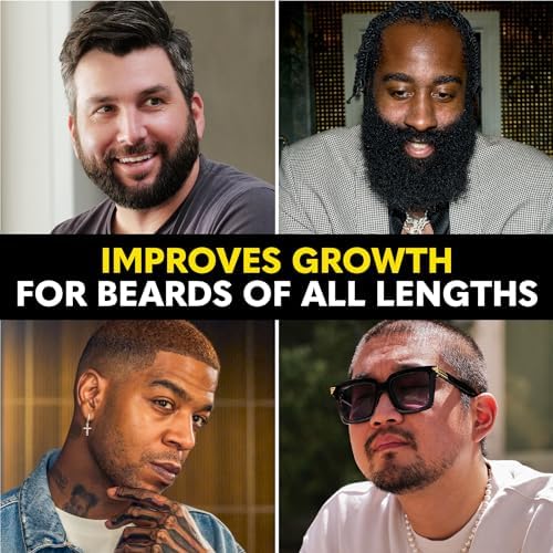 Image of The Beard Club Beard Growth Oil and Vitamin Gummies Bundle - Mens Grooming Kit with Natural Castor Oil and Biotin Gummy Supplement - Supports Thicker, Fuller Facial Hair Growth from Within