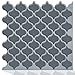 Produktbild ASDZ Breite Anwendung Factory Outlet Self Adhesive 3D-Mosaik-Vinyltapete Dekor-Aufkleber-Peel and Stick Aufkantung weiße Laterne Wandfliesen (Color : MSLB 509, Size : Medium)