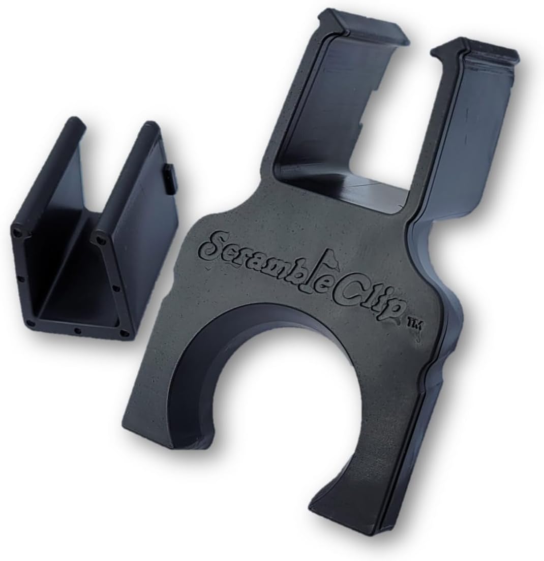 1-Inch Clip with 3/4-Inch Insert, Bundled with The Original 20-Inch ScrambleStick Golf Ball Retriever
