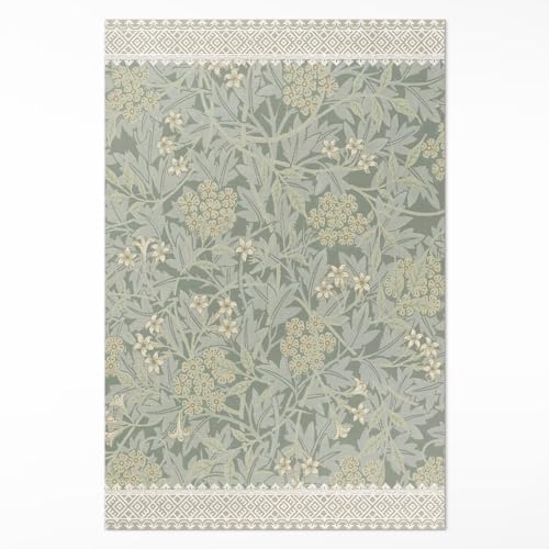 Tapis en vinyle résistant à la décoloration motif fleuri