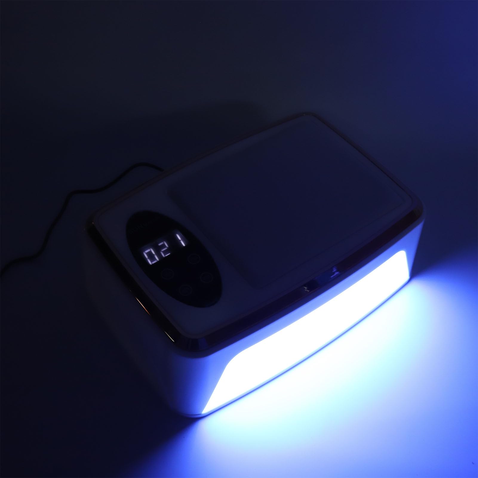 Diyeeni Luz UV para Uñas, Lámpara de Uñas LED UV para Esmalte de Gel, Secador de Uñas Rápido con 4 Ajustes de Temporizador, Pequeño y Portátil, 90 Chips de Lámpara, Luz LED para Uñas