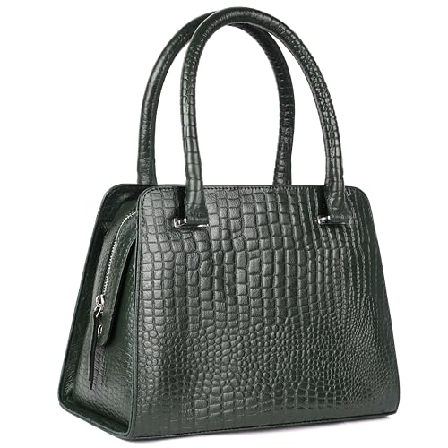 cignam kart Leather Full-Grain Leather Handle Handbags & Shoulder Side Bags Satchel bag fashion bag For Women (Green) (B0D7HGML6C) Amazon Price History, Amazon Price Tracker