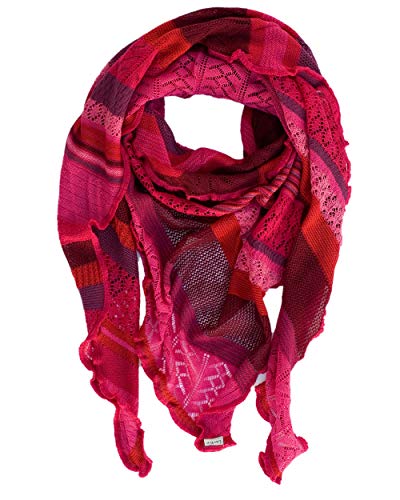 Invero, Merino - Pañuelo triangular, 100% lana, Rosa., Talla única Cover