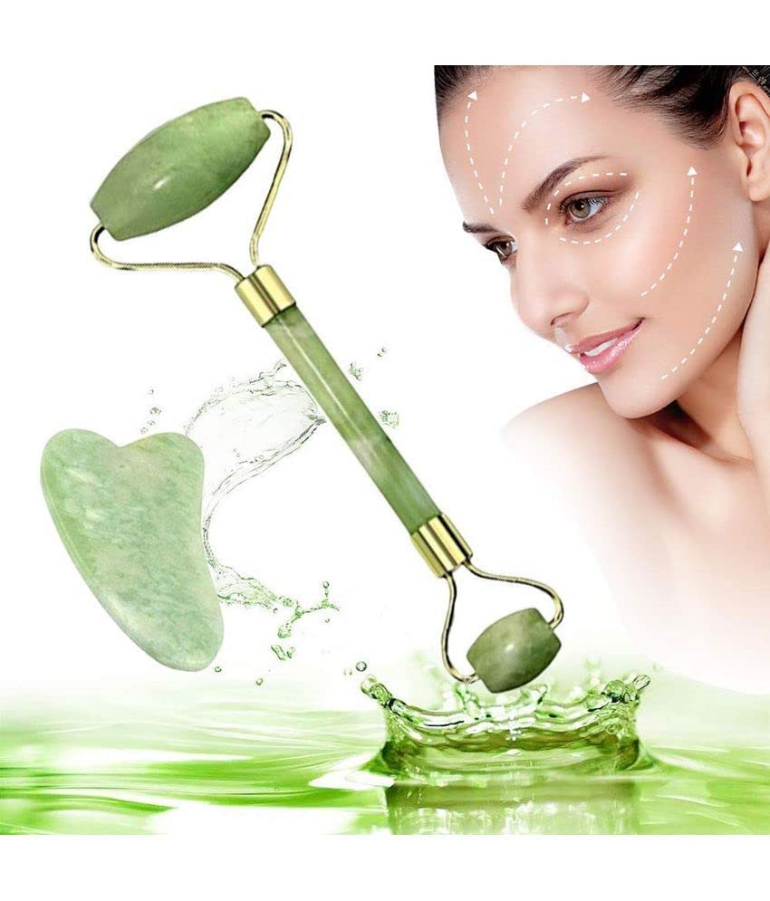 Mirariya 3d with Roller Face Body Massage And Anti Aging 100% Natural Z Stone Roller Msagger facial and Gua Sha Equipment for Body Massage (Free - Z Roller) Mirariya 3d with Roller Face Body Massage And Anti Aging 100% Natural Z Stone Roller Msagger facial and Gua Sha Equipment for Body Massage (Free - Z Roller)