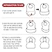 AiQiaoXin 30/60pcs Baby Disposable Bibs-Individually Packaged,Soft, Leak Proof and Convenient, disposable bibs for toddlers (30 PCS Animal pattern)