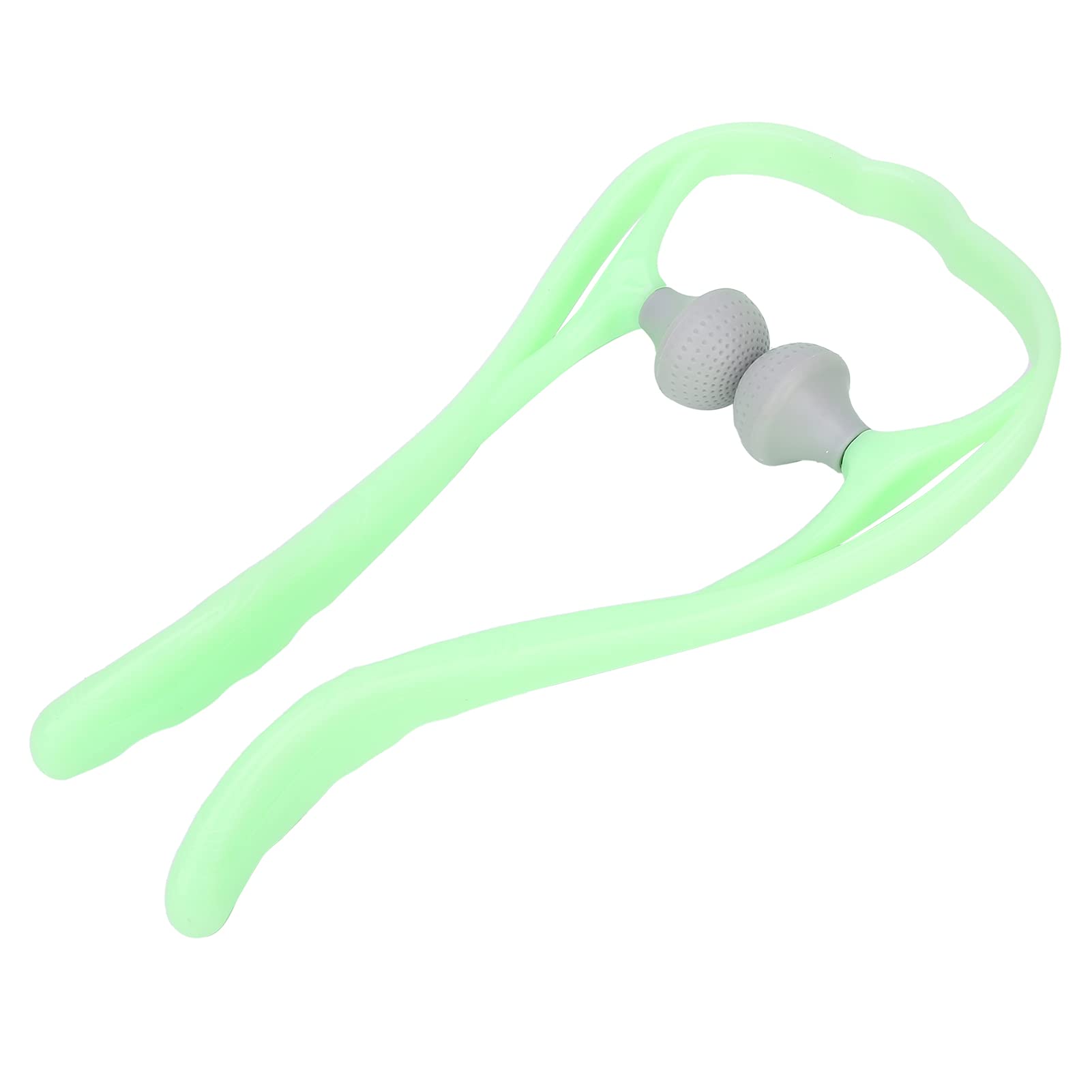 Roller Narzędzia do Masażu Szyi - Ergonomiczny Ręczny Rolka Szyi i Masażer Ramion z Elastycznymi Kulkami Kręgów Szyjnych do Spustu Ulgi - Niebieski (GREEN)