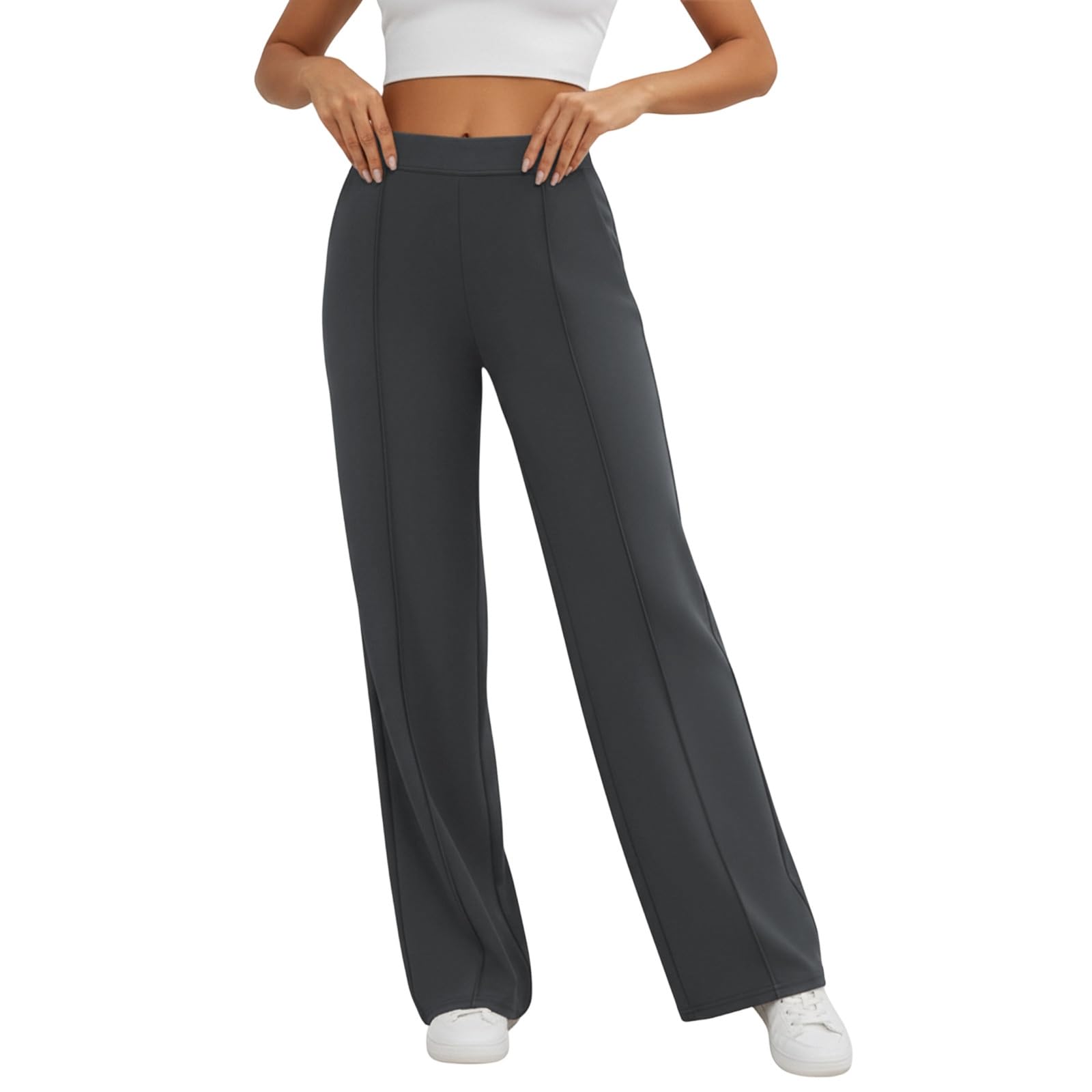 Pantalon élégant pour femme confortable coupe ample été