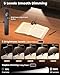 Glocusent 26 LED Book Light, 1200 mAh 90 Hrs Lasting Rechargeable Reading Light, 5 Amber Colors & Stepless Dimming Book Reading Light - Portable Clip on Light for Book Lovers Kids