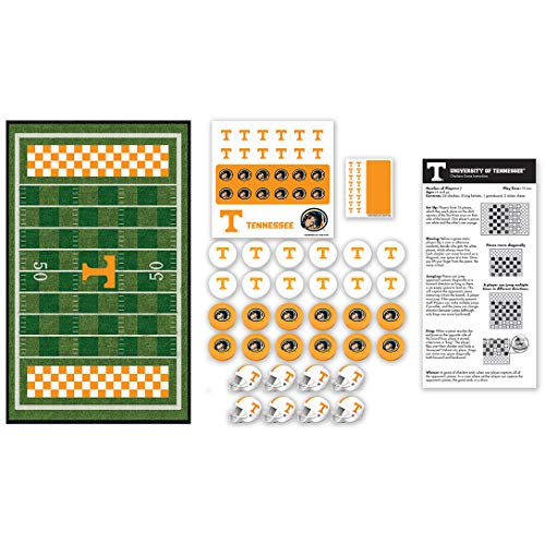 MasterPieces NCAA Tennessee Volunteers Checkers Board Game , 13" x 21"