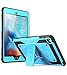 iPad Mini 4 Case, [Heave Duty] i-Blason Apple iPad Mini 4 2015/2018 Armorbox [Dual Layer] Hybrid Full-Body Protective Kickstand Case with Front Cover and Built-in Screen Protector/Bumpers (Blue)