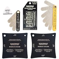 Each Gauge is Accurate, Made of Premium Stainless Steel, Etched Numbers & Text, and Has Instructions Printed on Each Gauge Truss Rod Gauge: Includes the 3 Most Common Truss Rod Relief Measurements (.006", .008", .010") for Electric, Acoustic, Classic...