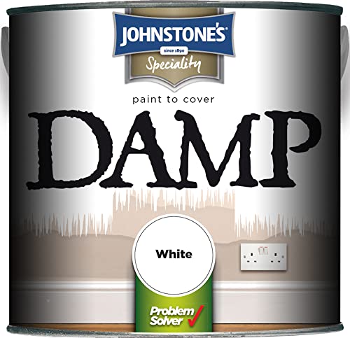 Johnstone's Paint to Cover Damp - White 2.5L