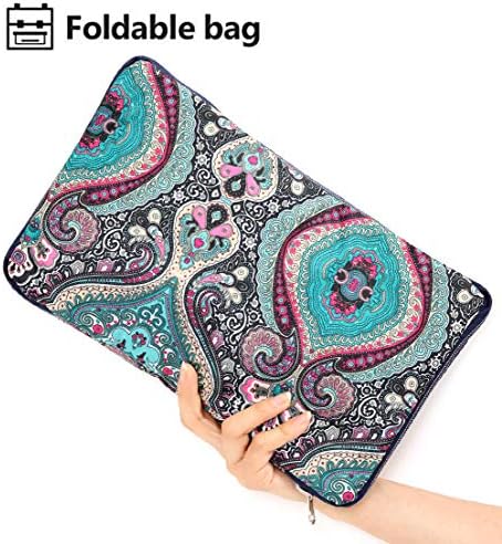 Foldable Travel Duffle Bag for Women Girls Large Cute Floral Weekender Overnight Carry On Bag for Kids Checked Luggage Bag (A-Green Floral) 3 Foldable Travel Duffle Bag for Women Girls Large Cute Floral Weekender Overnight Carry On Bag for Kids Checked Luggage Bag (A-Green Floral)